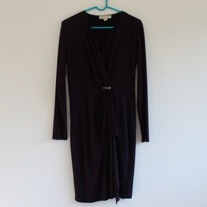 Michael Kors Dresses - Deep purple Michael Kors faux wrap dress Michael Kors Dresses - Deep purple Michael Kors faux wrap dress